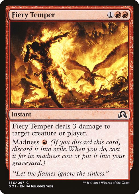 Fiery Temper (156) (Foil) - Shadows over Innistrad - Game On