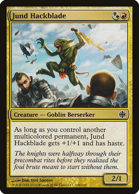 Jund Hackblade (138) - Alara Reborn - Game On