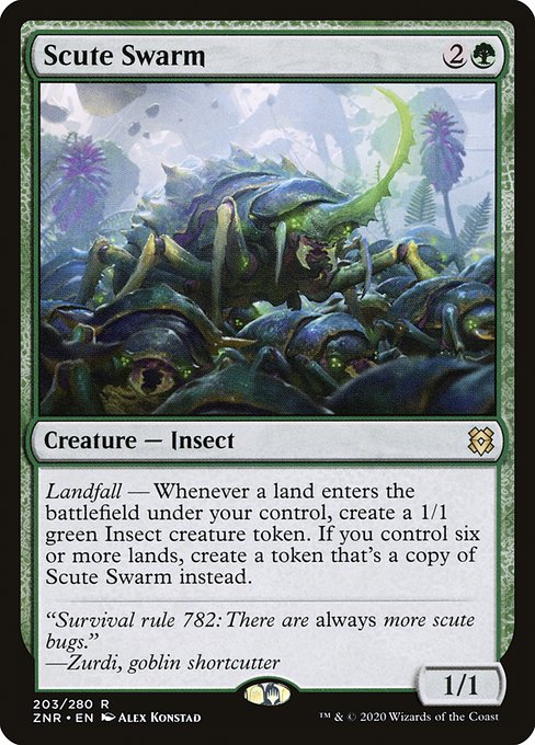 Scute Swarm (203) (Foil) - Zendikar Rising - Game On