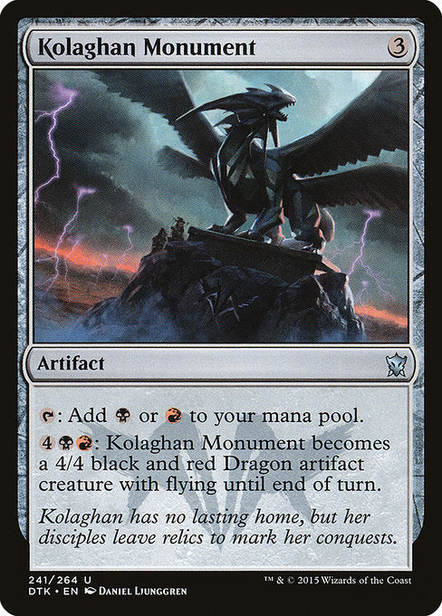 Kolaghan Monument (241) (Foil) - Dragons of Tarkir - Game On