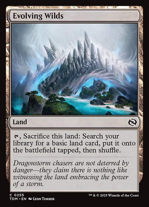 Evolving Wilds (255) (Foil) - Tarkir: Dragonstorm - Game On