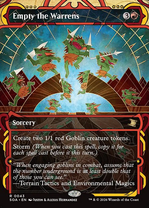 Empty the Warrens (43) - BORDERLESS - Secrets of Strixhaven Mystical Archive - Game On