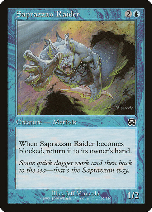 Saprazzan Raider (102) - Mercadian Masques - Game On