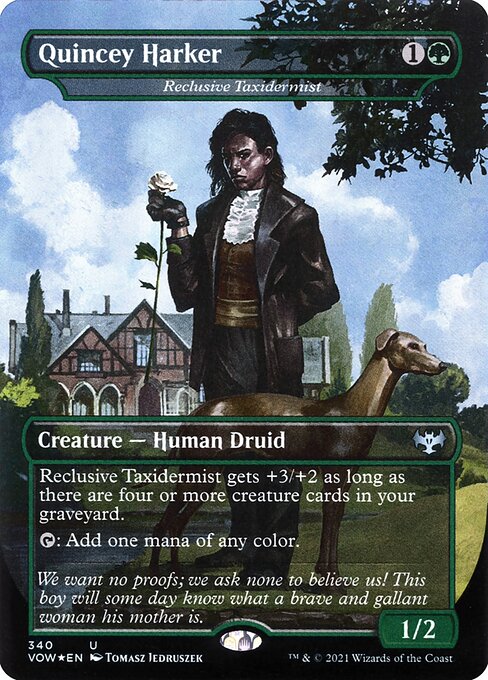 Reclusive Taxidermist (340) - BORDERLESS - FULL ART - Innistrad: Crimson Vow - Game On