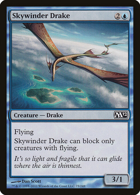 Skywinder Drake (75) (Foil) - Magic 2012 - Game On
