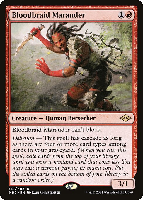 Bloodbraid Marauder (116) - Modern Horizons 2 - Game On