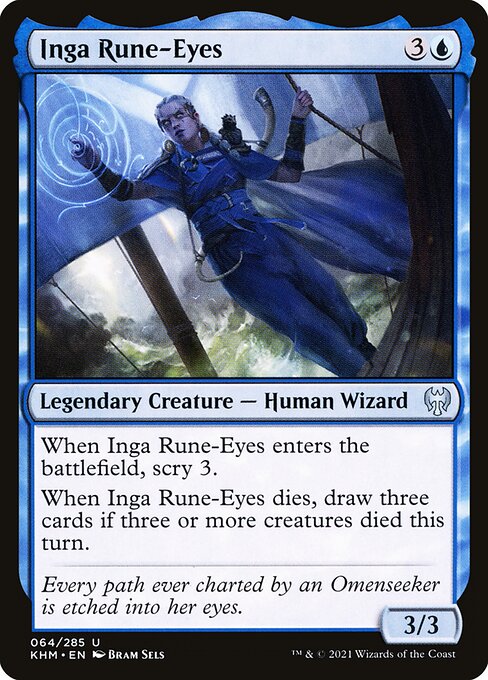 Inga Rune-Eyes (64) (Foil) - Kaldheim - Game On