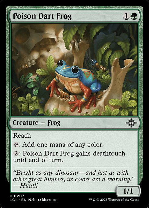 Poison Dart Frog (207) (Foil) - The Lost Caverns of Ixalan - Game On