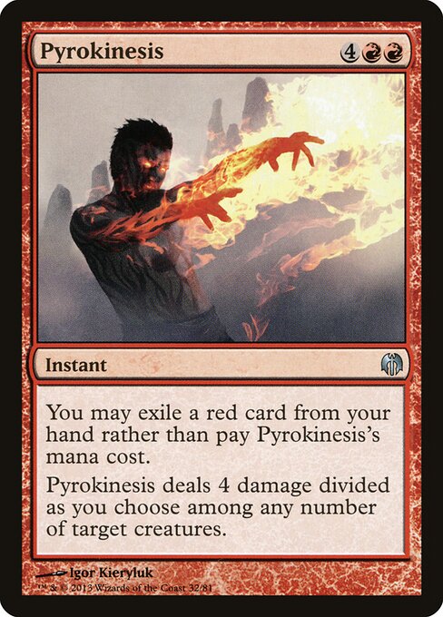 Pyrokinesis (32) - Duel Decks: Heroes vs. Monsters - Game On