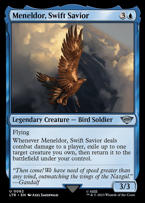 Meneldor, Swift Savior (62) (Foil) - The Lord of the Rings: Tales of Middle-earth - Game On