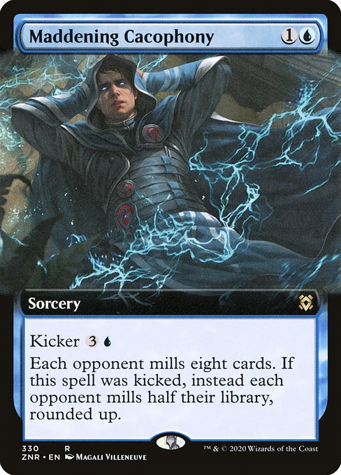Maddening Cacophony (330) - EXTENDED ART (Foil) - Zendikar Rising - Game On