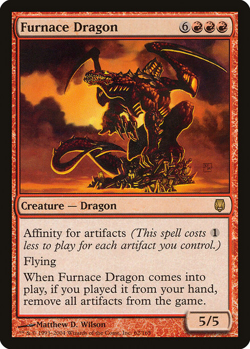 Furnace Dragon (62) - Darksteel - Game On
