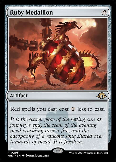 Ruby Medallion (295) - Modern Horizons 3 - Game On