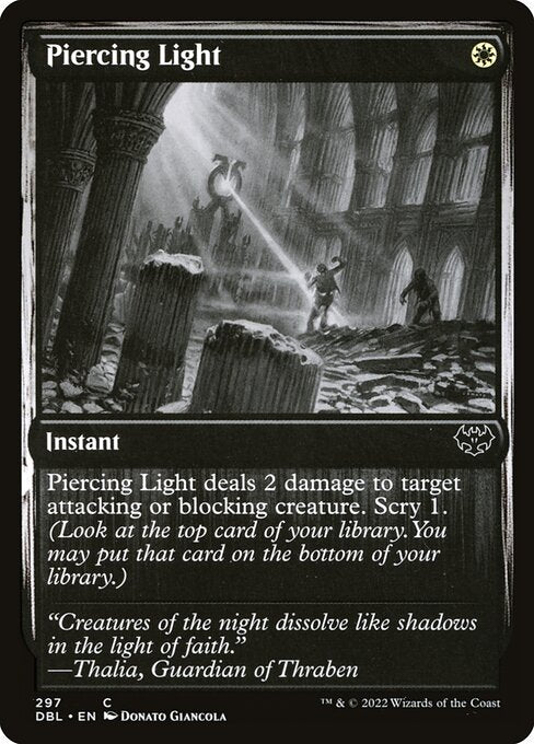 Piercing Light (297) (Foil) - Innistrad: Double Feature - Game On