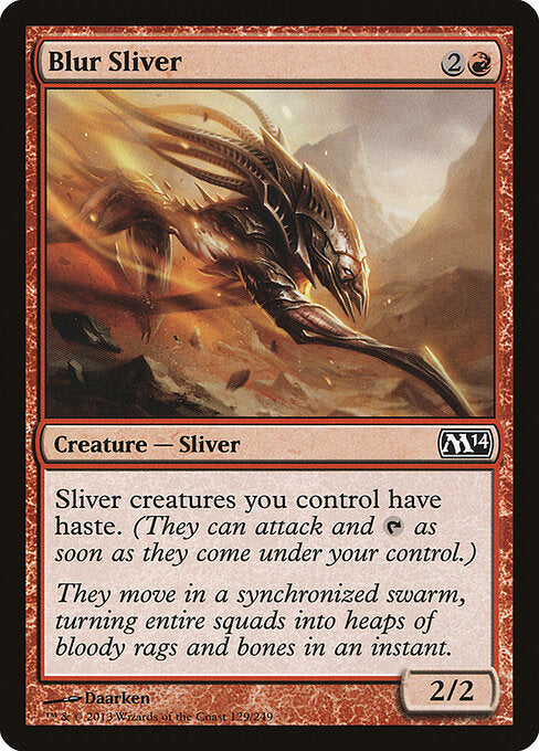 Blur Sliver (129) - Magic 2014 - Game On