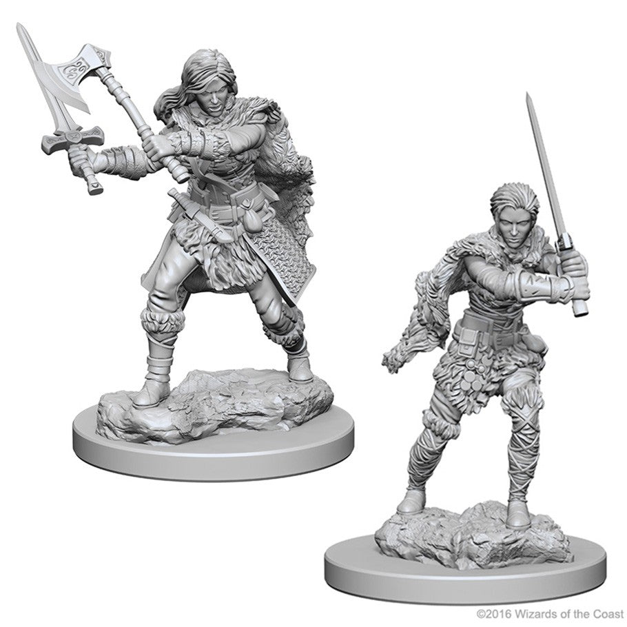 Human Barbarian Female - Character - Game On