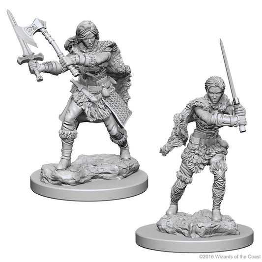 Human Barbarian Female - Character - Game On