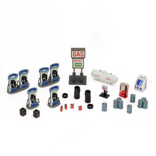 Wizkids 4D Gas Station - Terrain - Game On