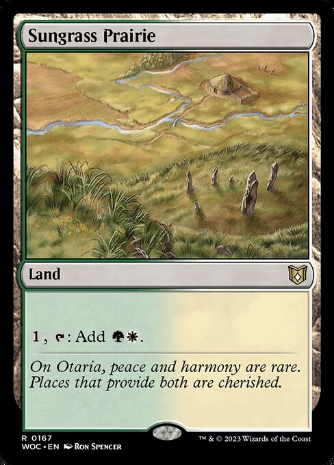 Sungrass Prairie (167) - Wilds of Eldraine Commander - Game On