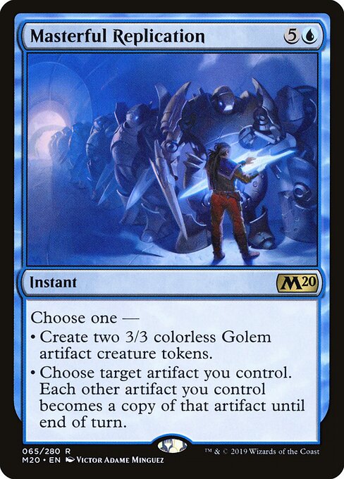 Masterful Replication (65) (Foil) - Core Set 2020 - Game On