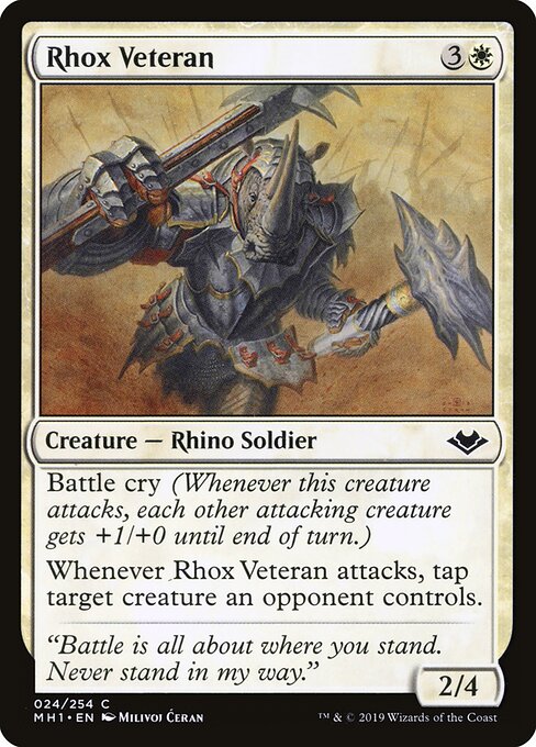Rhox Veteran (24) - Modern Horizons - Game On