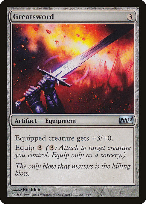 Greatsword (209) - Magic 2012 - Game On