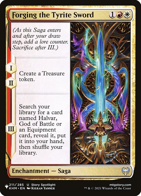 Forging the Tyrite Sword (KHM-211) - The List - Game On