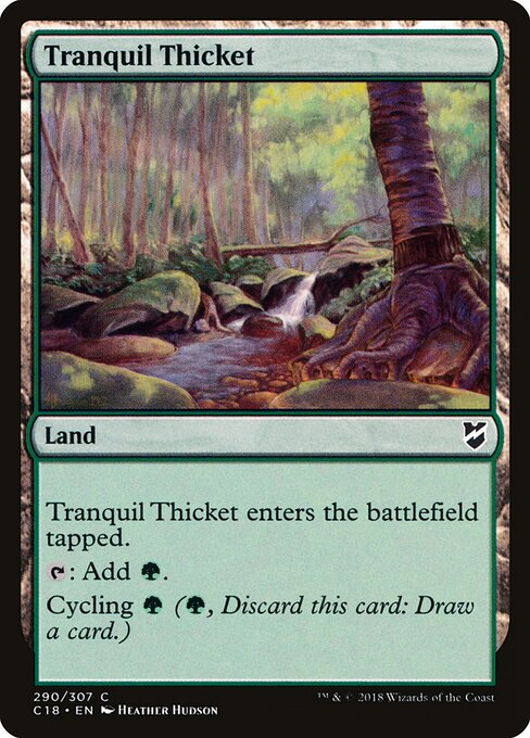 Tranquil Thicket (290) - Commander 2018 - Game On