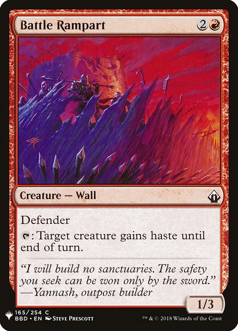 Battle Rampart (BBD-165) - The List - Game On