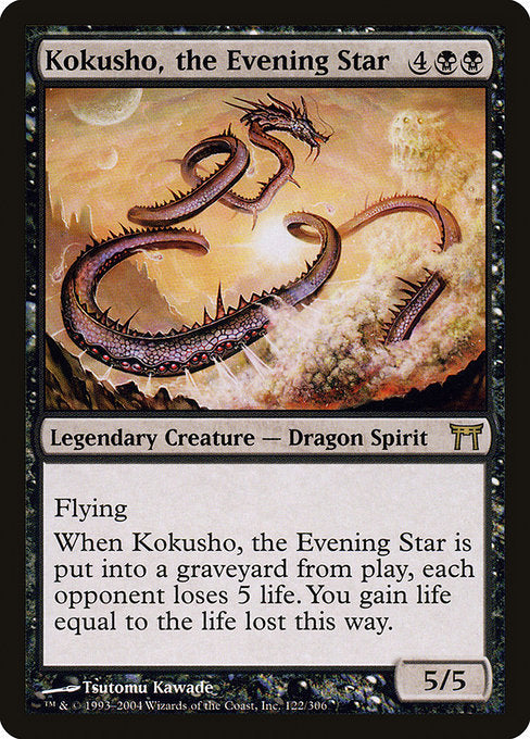 Kokusho, the Evening Star (122) - Champions of Kamigawa - Game On
