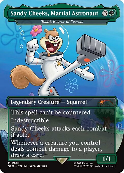Toski, Bearer of Secrets (1930) - BORDERLESS - FULL ART - Secret Lair Drop - Game On