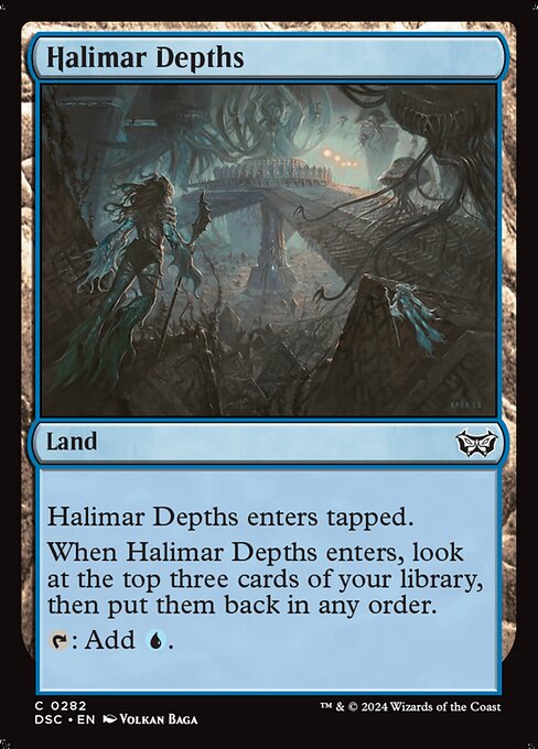 Halimar Depths (282) - Duskmourn: House of Horror Commander - Game On