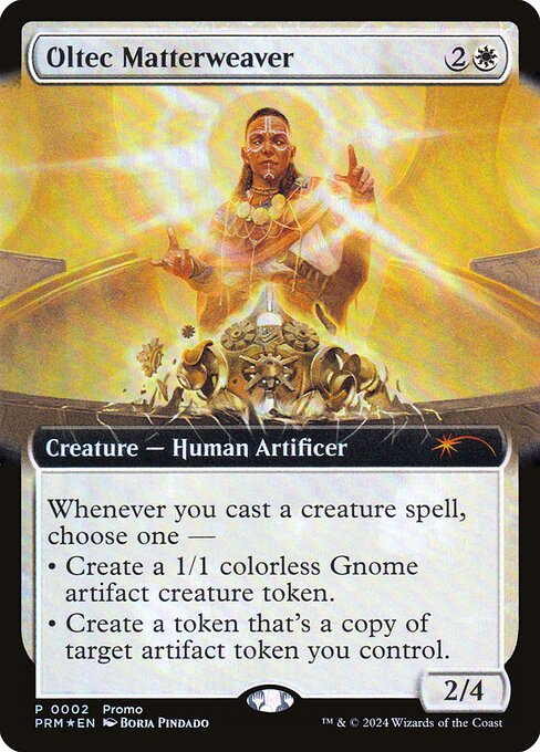 Oltec Matterweaver (12) - EXTENDED ART (Foil) - Wizards Play Network 2024 - Game On