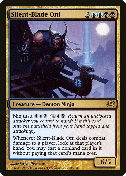 Silent-Blade Oni (105) - Planechase 2012 - Game On