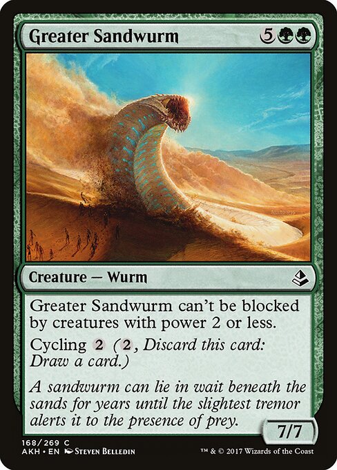 Greater Sandwurm (168) (Foil) - Amonkhet - Game On