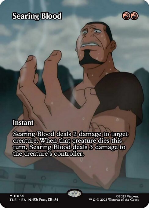 Searing Blood (35) - BORDERLESS - Avatar: The Last Airbender Eternal - Game On