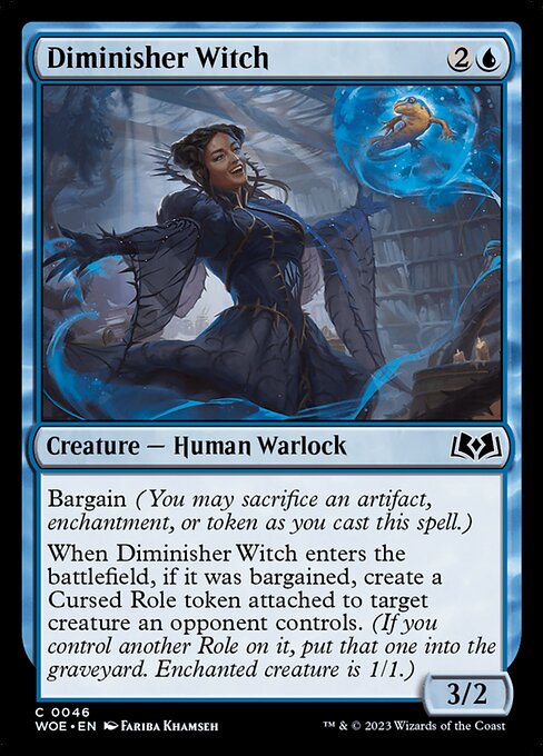 Diminisher Witch (46) (Foil) - Wilds of Eldraine - Game On