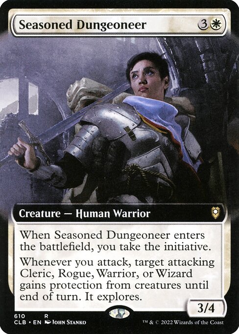Seasoned Dungeoneer (610) - EXTENDED ART - Commander Legends: Battle for Baldur's Gate - Game On