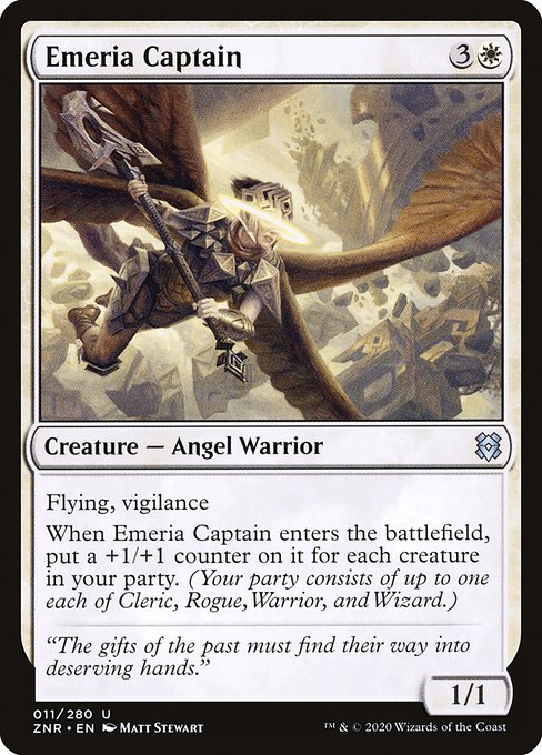 Emeria Captain (11) (Foil) - Zendikar Rising - Game On
