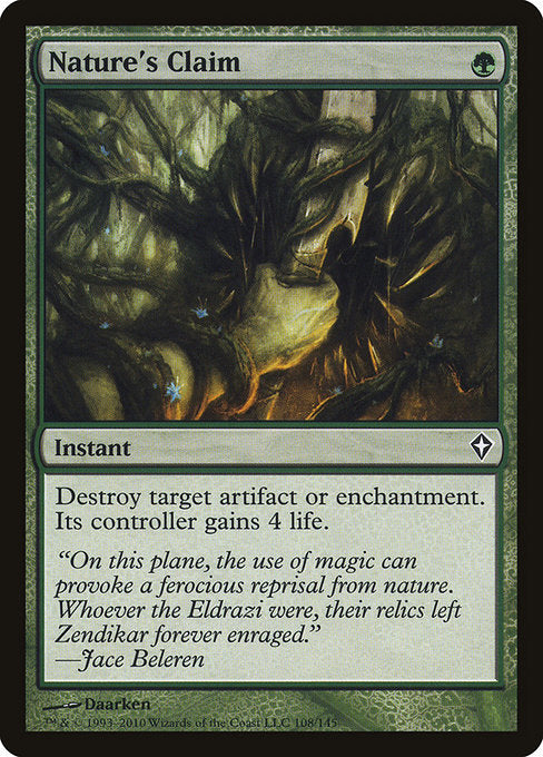 Nature's Claim (108) (Foil) - Worldwake - Game On