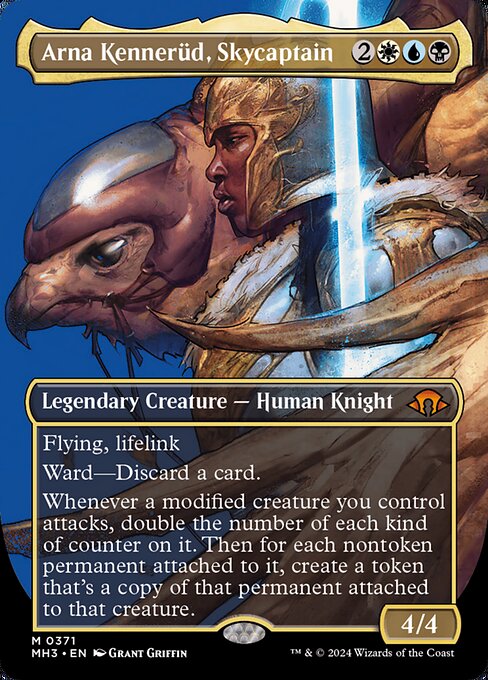 Arna Kennerüd, Skycaptain (371) - BORDERLESS - FULL ART - Modern Horizons 3 - Game On