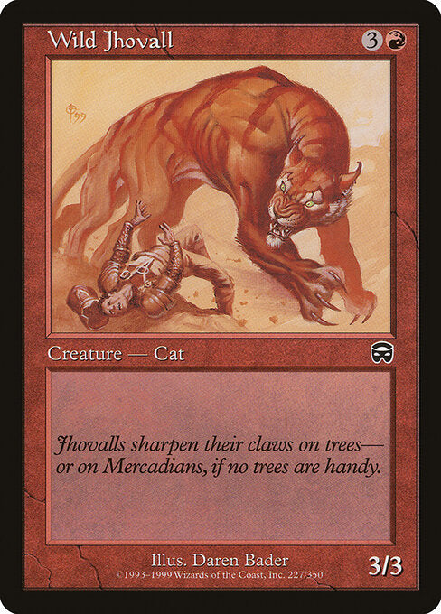 Wild Jhovall (227) (Foil) - Mercadian Masques - Game On