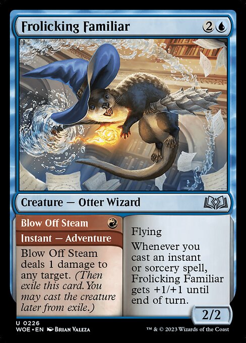 Frolicking Familiar // Blow Off Steam (226) - Wilds of Eldraine - Game On