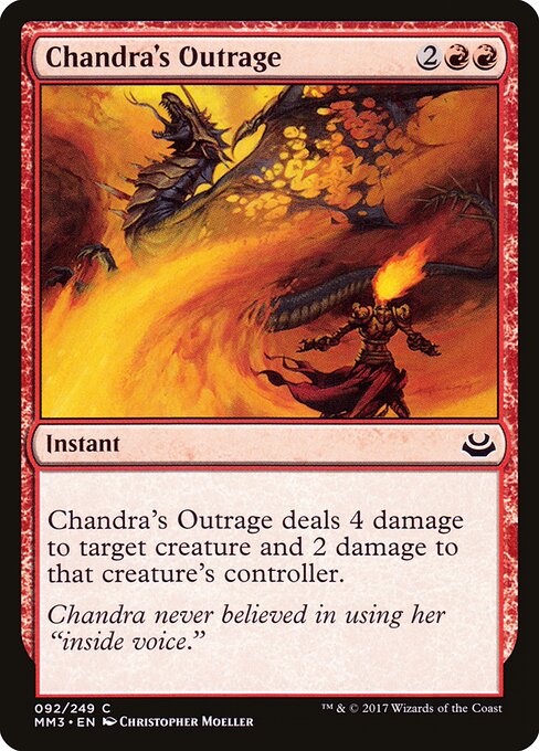 Chandra's Outrage (92) - Modern Masters 2017 - Game On