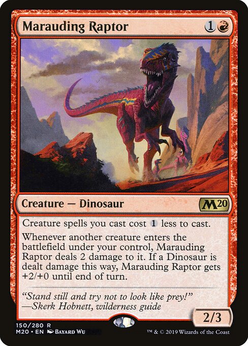 Marauding Raptor (150) - Core Set 2020 - Game On