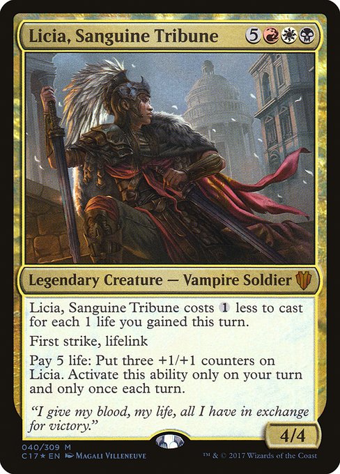Licia, Sanguine Tribune (40) (Foil) - Commander 2017 - Game On