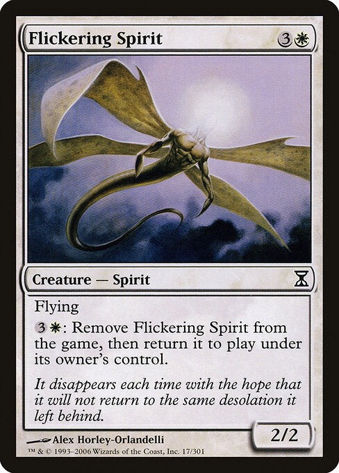 Flickering Spirit (17) - Time Spiral - Game On
