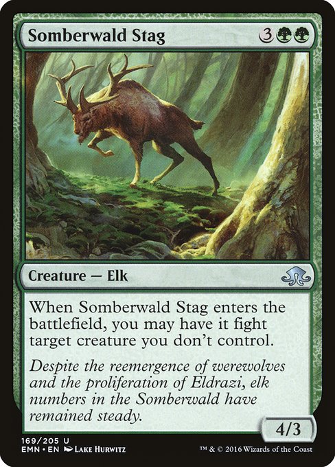 Somberwald Stag (169) (Foil) - Eldritch Moon - Game On