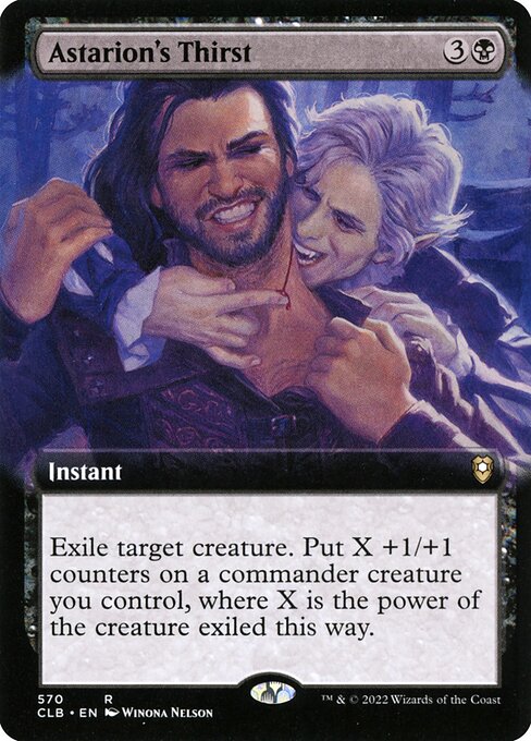 Astarion's Thirst (570) - EXTENDED ART - Commander Legends: Battle for Baldur's Gate - Game On