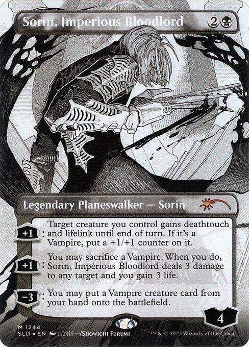 Sorin, Imperious Bloodlord (1244) - BORDERLESS - FULL ART (Foil) - Secret Lair Drop - Game On